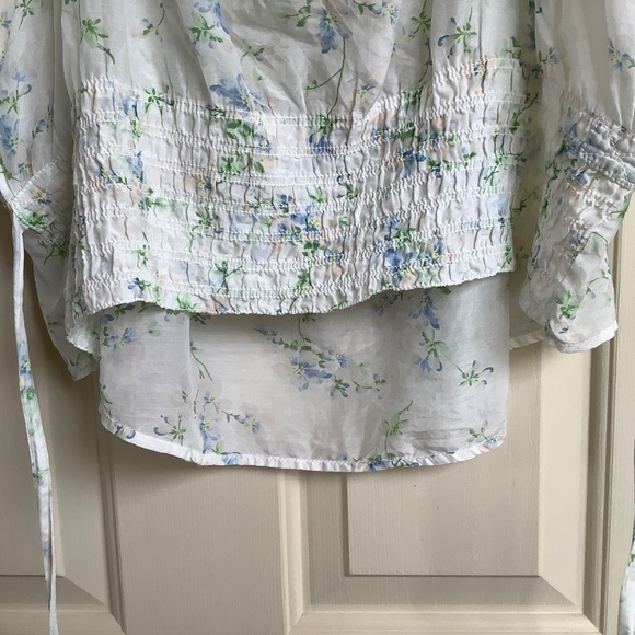 Polo Jeans Co. Ralph Lauren Silk Blend Floral Print Camisole Top SZ L - Picture 11 of 13